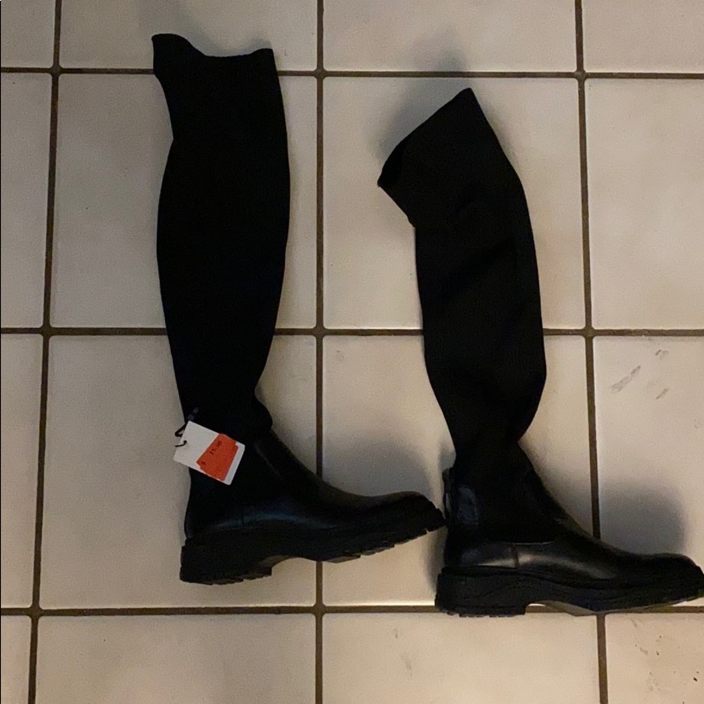 Zara high knee boots